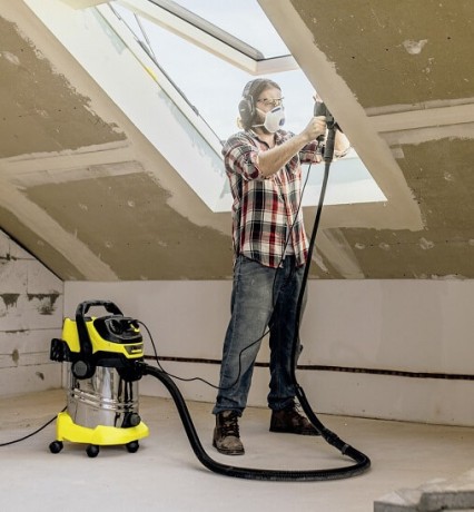 Szlifowanie z użyciem odkurzacza przemysłowego Karcher WD 6 P S V-30/6/22 