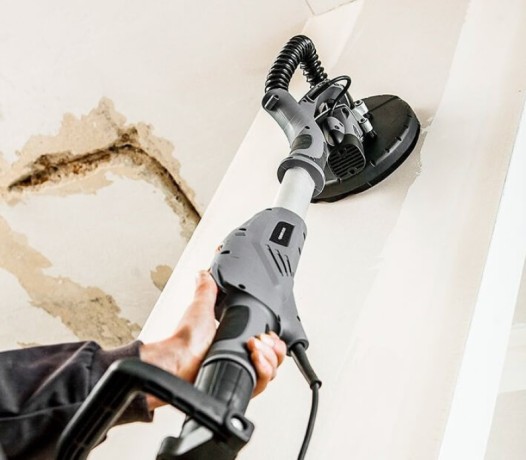 Szlifowanie szlifierką do gipsu GRAPHITE 59G261
