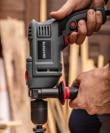 Wiercenie wiertarką z uchwytem samozaciskowym GRAPHITE 58G735