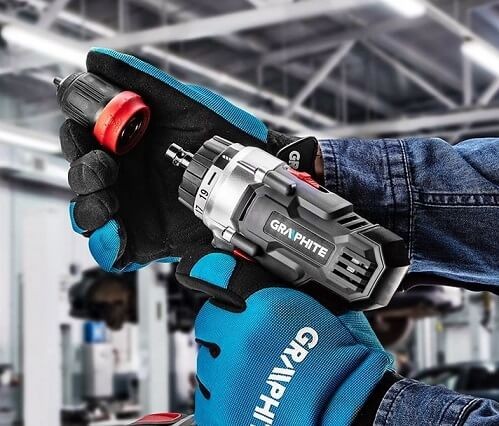 Wiertarko-wkrętarka GRAPHITE 58G022 ze ściągalnym uchwytem 