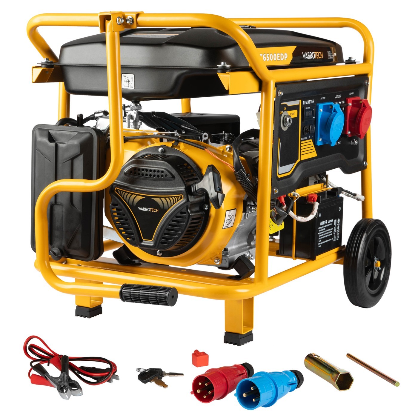 Agregat prądotwórczy WABROTECH WT6500EDP z pakietem akcesoriów