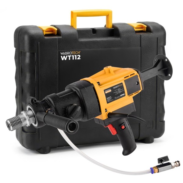 Wiertnica WABROTECH WT112 ręczna  z zamontowanym wiertłem