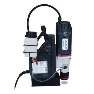 Wiertarka magnetyczna Optimum DM 50 V - widok z boku