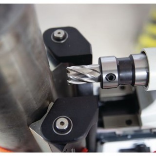 Wiertarka magnetyczna Optimum DM 50 PM - zbliżenie na końcówkę