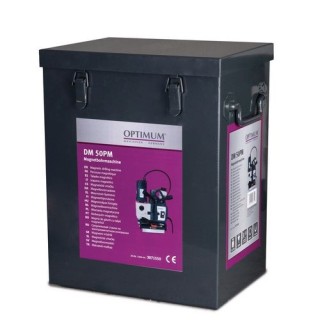 Wiertarka magnetyczna Optimum DM 50 PM - skrzynia front