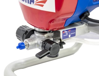 Agregat malarski hydrodynamiczny DEDRA DED7421 - zbliżenie na podstawę