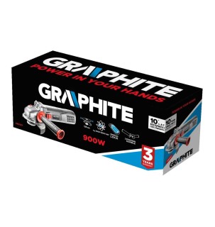 Szlifierka kątowa GRAPHITE 59G187 - opakowanie