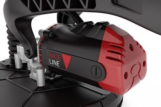 Szlifierka Menzer LHS 225 Vario - zbliżenie na silnik