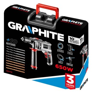 Wiertarka udarowa GRAPHITE 58G736 - opakowanie