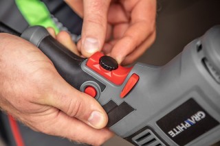 Wiertarka udarowa GRAPHITE 58G736 - regulacja prędkości obrotowej