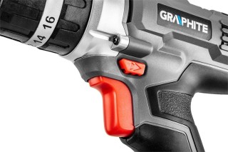 Wiertarko-wkrętarka udarowa akumulatorowa GRAPHITE 58G010 - rękojeść