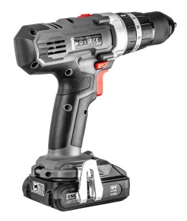 Wiertarko-wkrętarka udarowa akumulatorowa GRAPHITE 58G010 - tył