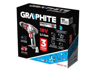 Wiertarko-wkrętarka akumulatorowa GRAPHITE 58G022-AD - opakowanie