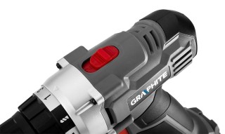 Wiertarko-wkrętarka akumulatorowa GRAPHITE 58G000 - przełącznik zmiany biegów
