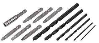 Wiertarko-wkrętarka akumulatorowa VERTO 52G291 - akcesoria