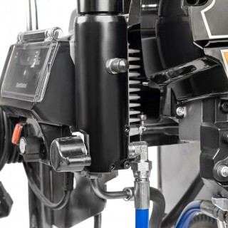 Agregat malarsko-szpachlarski WT81 - zbliżenie na detale mechaniczne