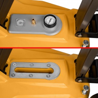 Wiertnica na statywie próżniowym WT506E - manometr